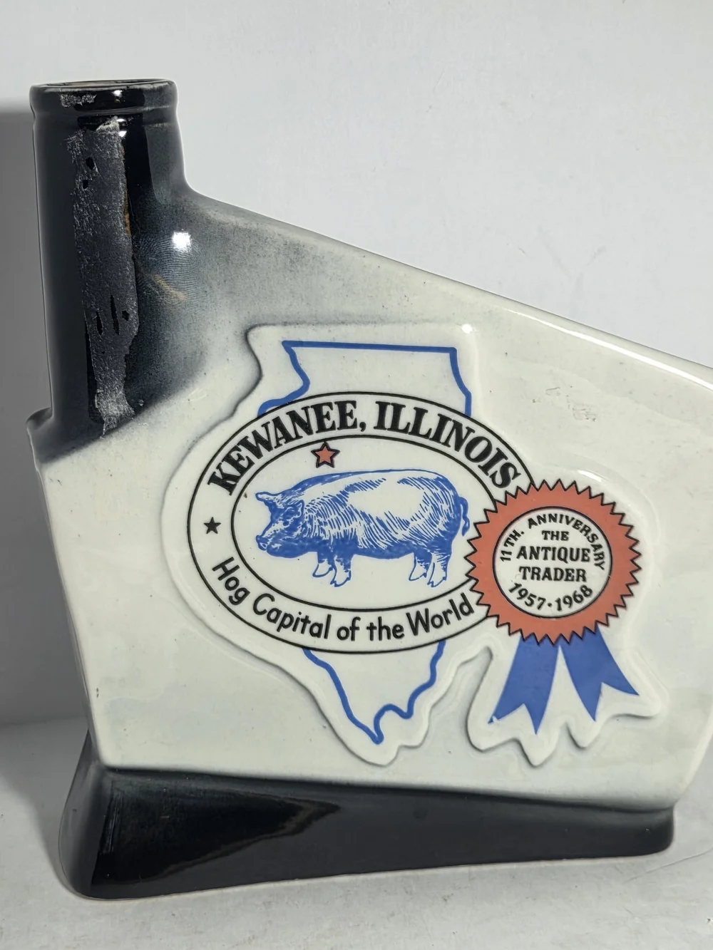 Vintage 1968 Jim Beam Bourbon Decanter The Antique Trader 11th Anniversary